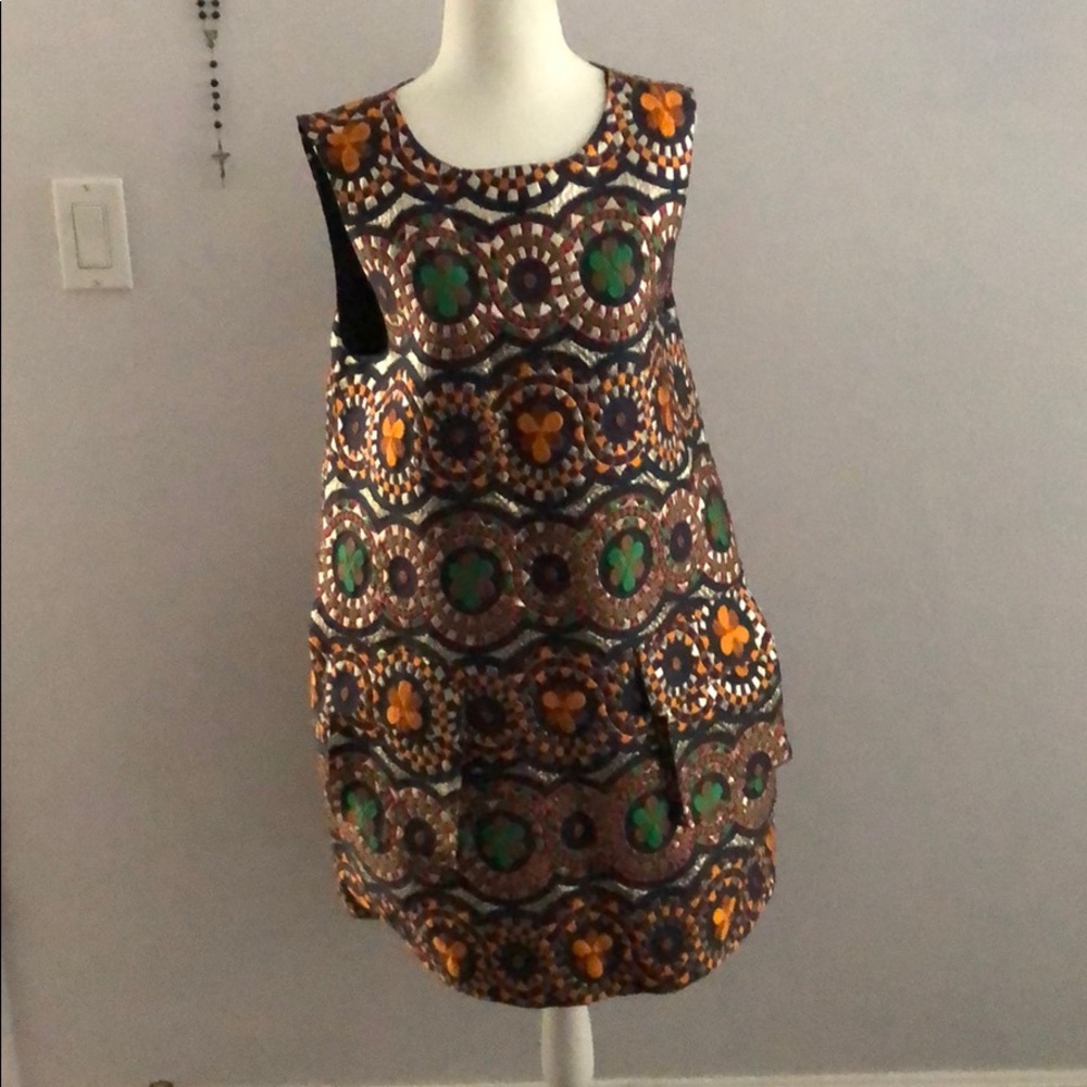 Medallion  Jacquard Dress